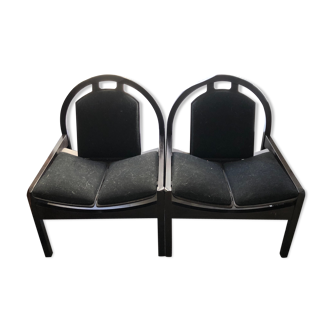 Pair Baumann armchairs