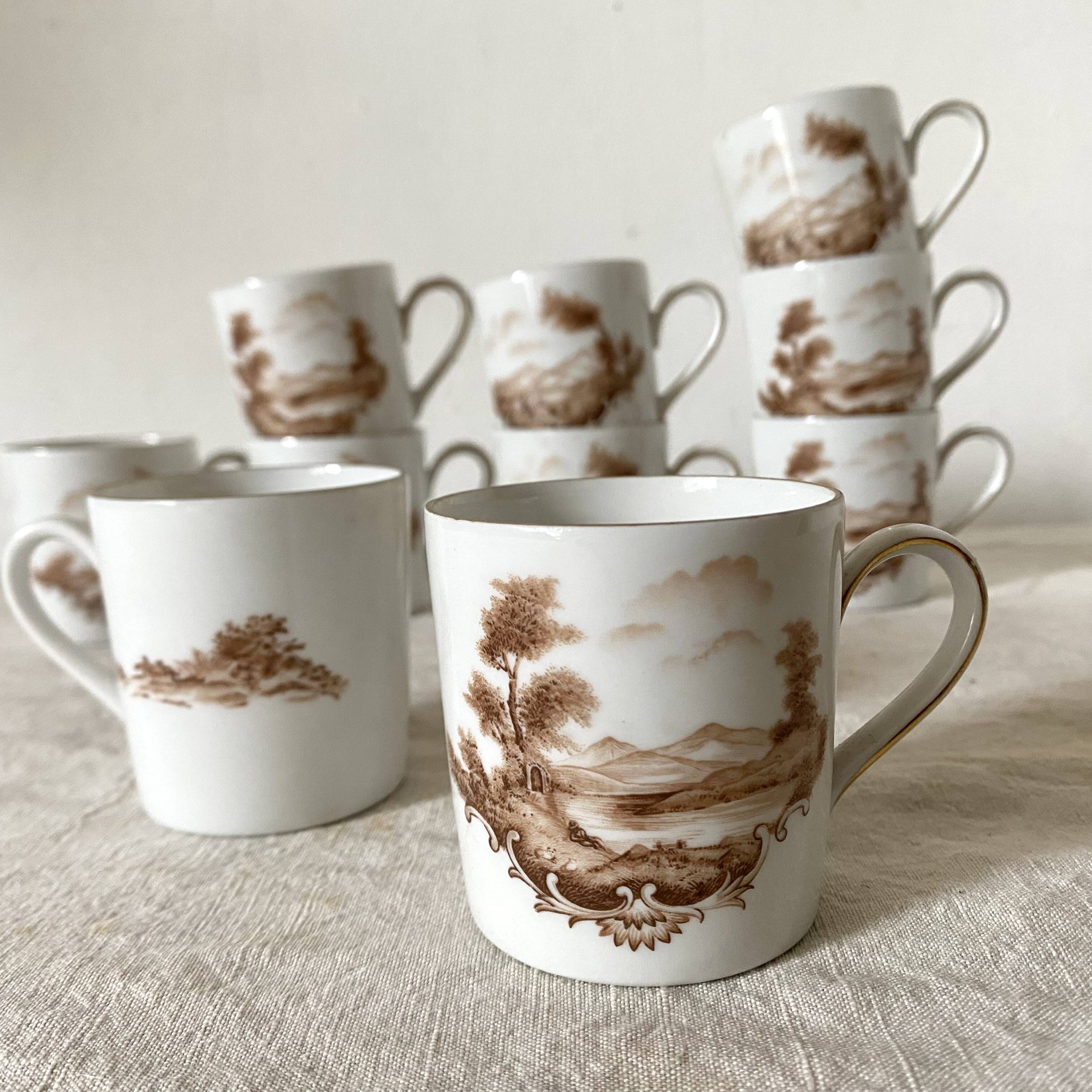 Bavaria porcelain coffee cups