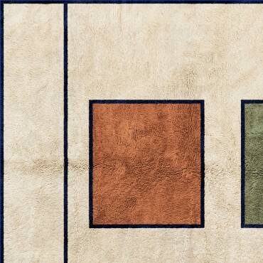Traditional handmade Beni Ouarine rug 250cmx150cm
