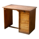 Oak desk with a sliding curtain year 50s