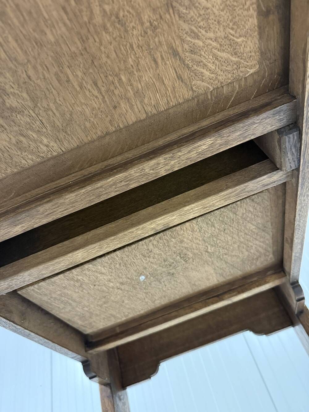 Rustic oak console table or desk 1960’s