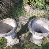 Pair of medieval stone planters