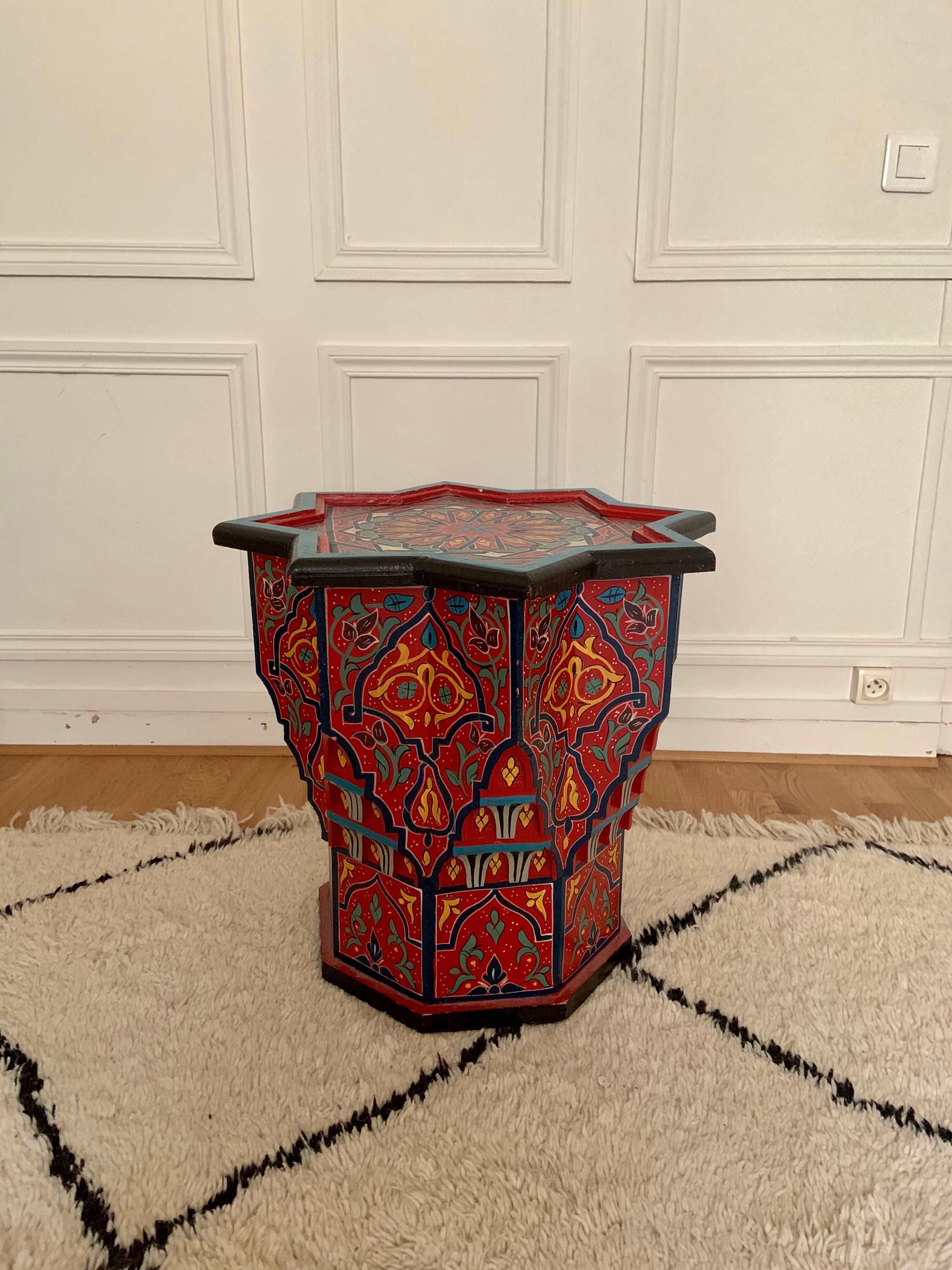 Moroccan side table