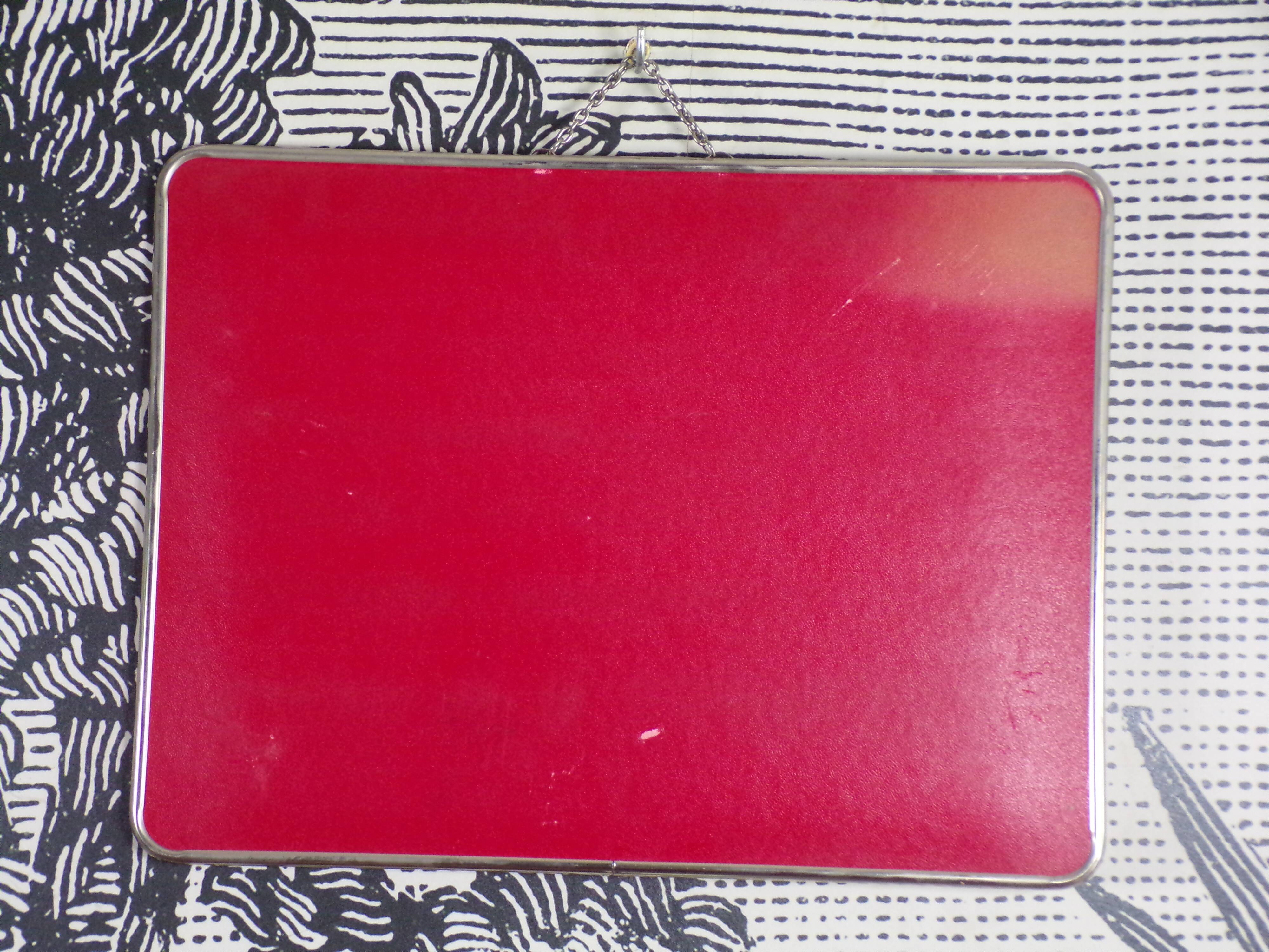 Miroir de barbier horizontal