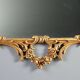 Antique carved and gilded wooden mirror, Italy, 20th century