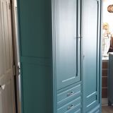 Parisian wardrobe in solid wood