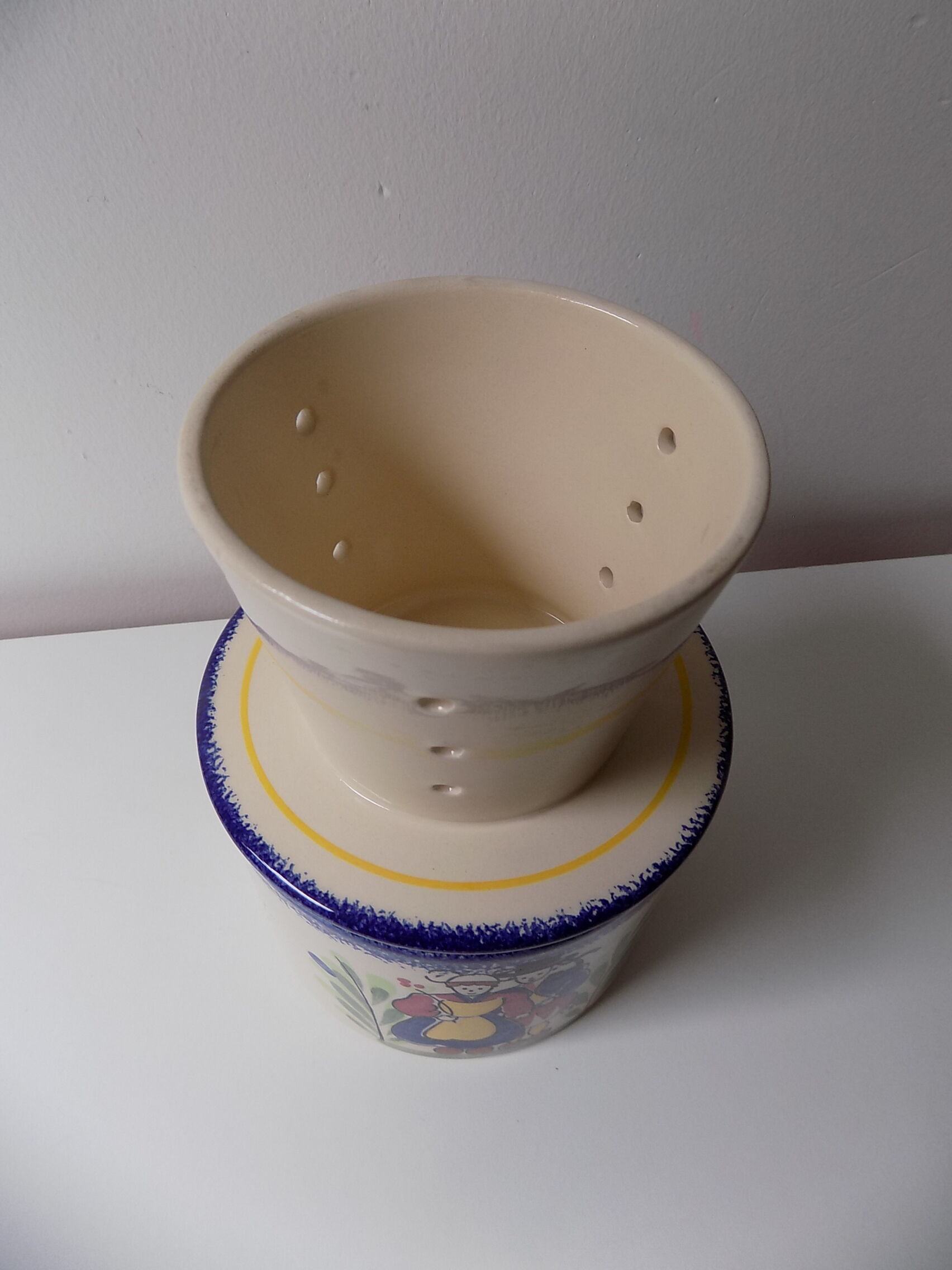 Breton butter butter Pornic earthenware