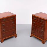 Heldense Exclusive English furniture Cherry wood cabinets 1970s