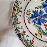 Former earthenware dish from northern France, Late 18th, early 19th century