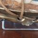 Golden oval frame XXth