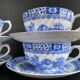 Magnifique lot de Tasses & Soucoupes China Blau - Tuppack Tiefenfurt