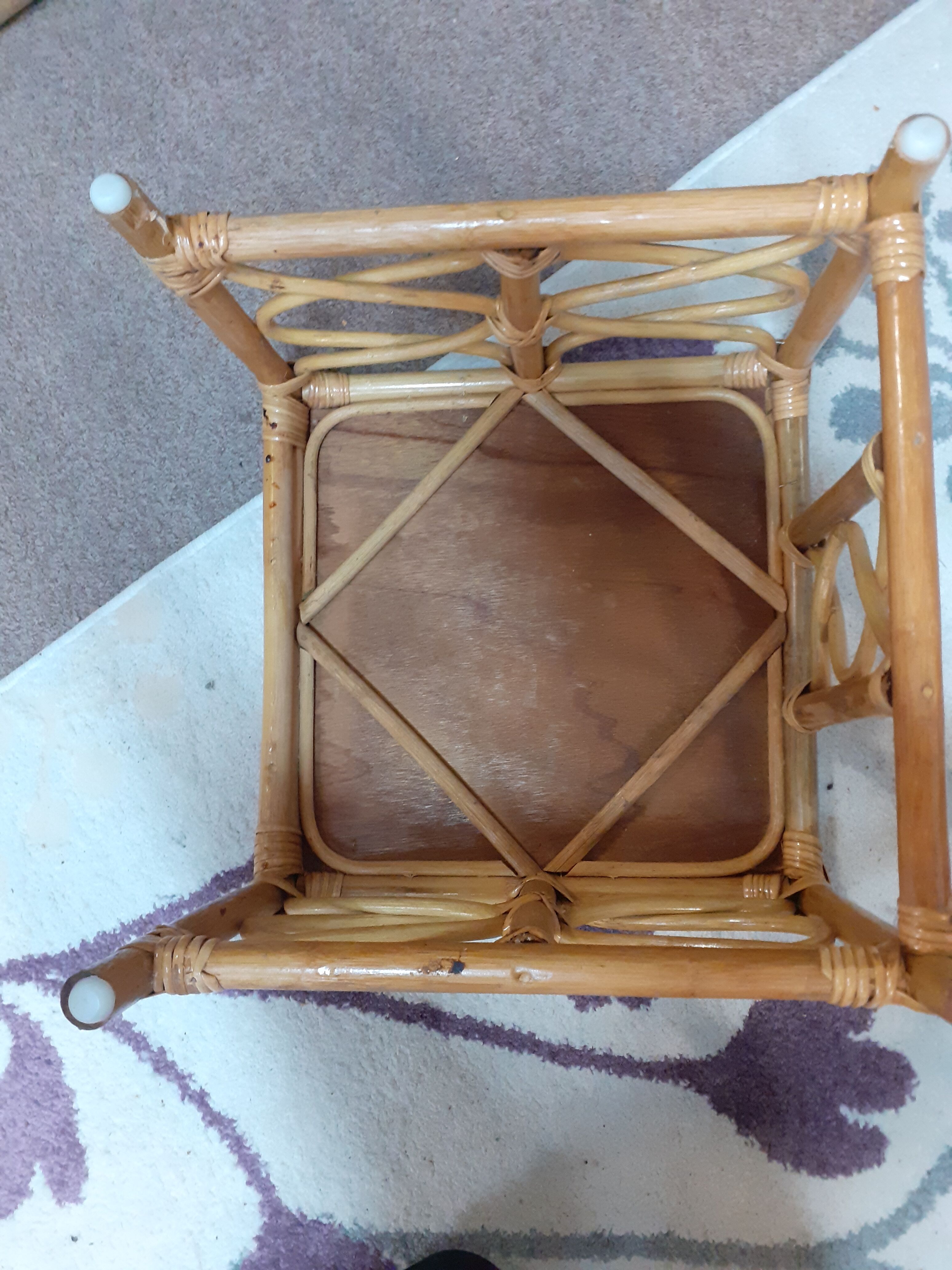 Rattan coffee table