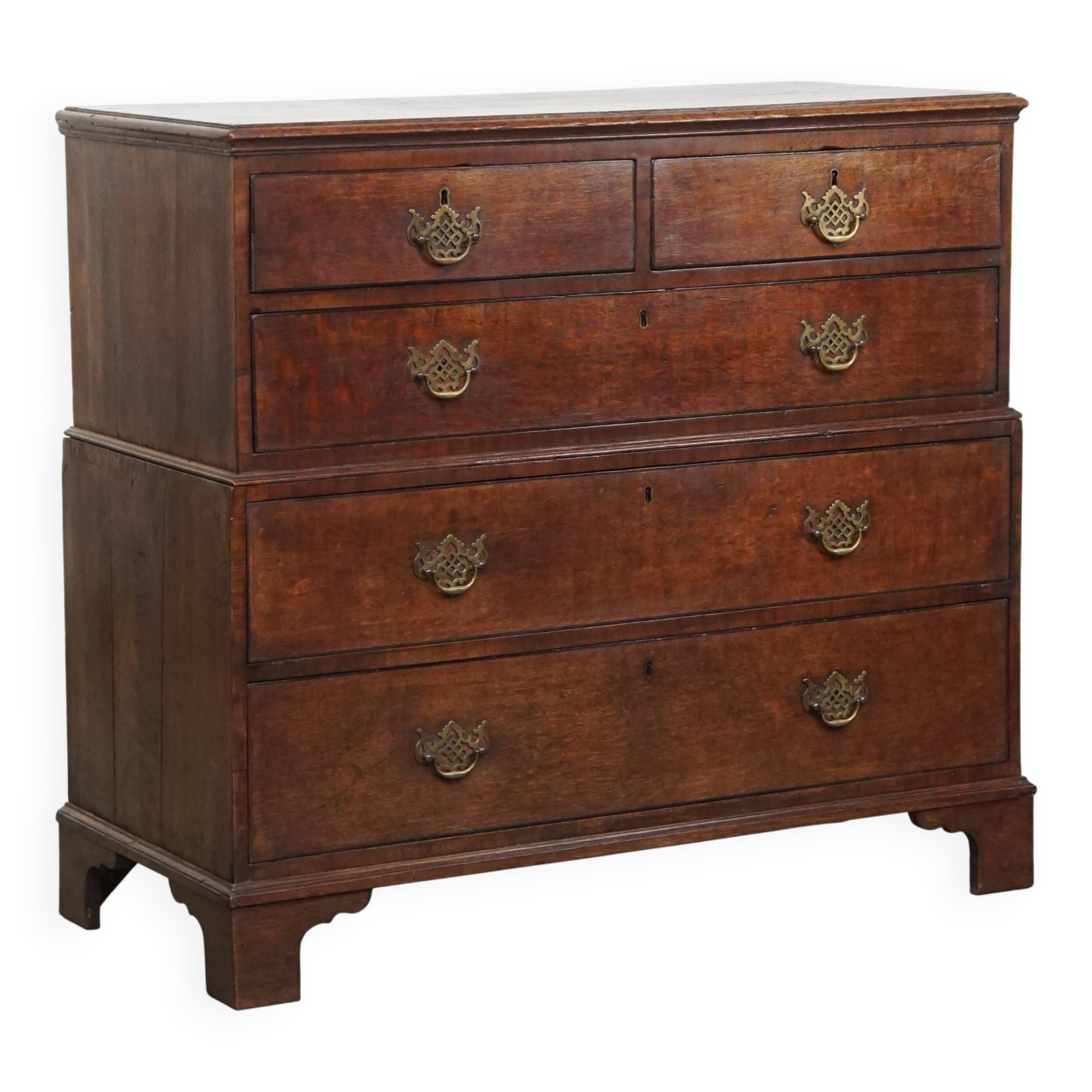 Antique English Chest of Drawers / Chest-on-Chest from the 18th Century