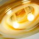 Grande lampe suspendue cosack en acrylique et laiton des années 1970 style spatial