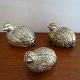 Lot of salerons hens style Mauro Manetti vintage