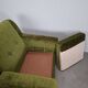 Mid-Century Czechoslovak Green Plush Armchair, 1970s