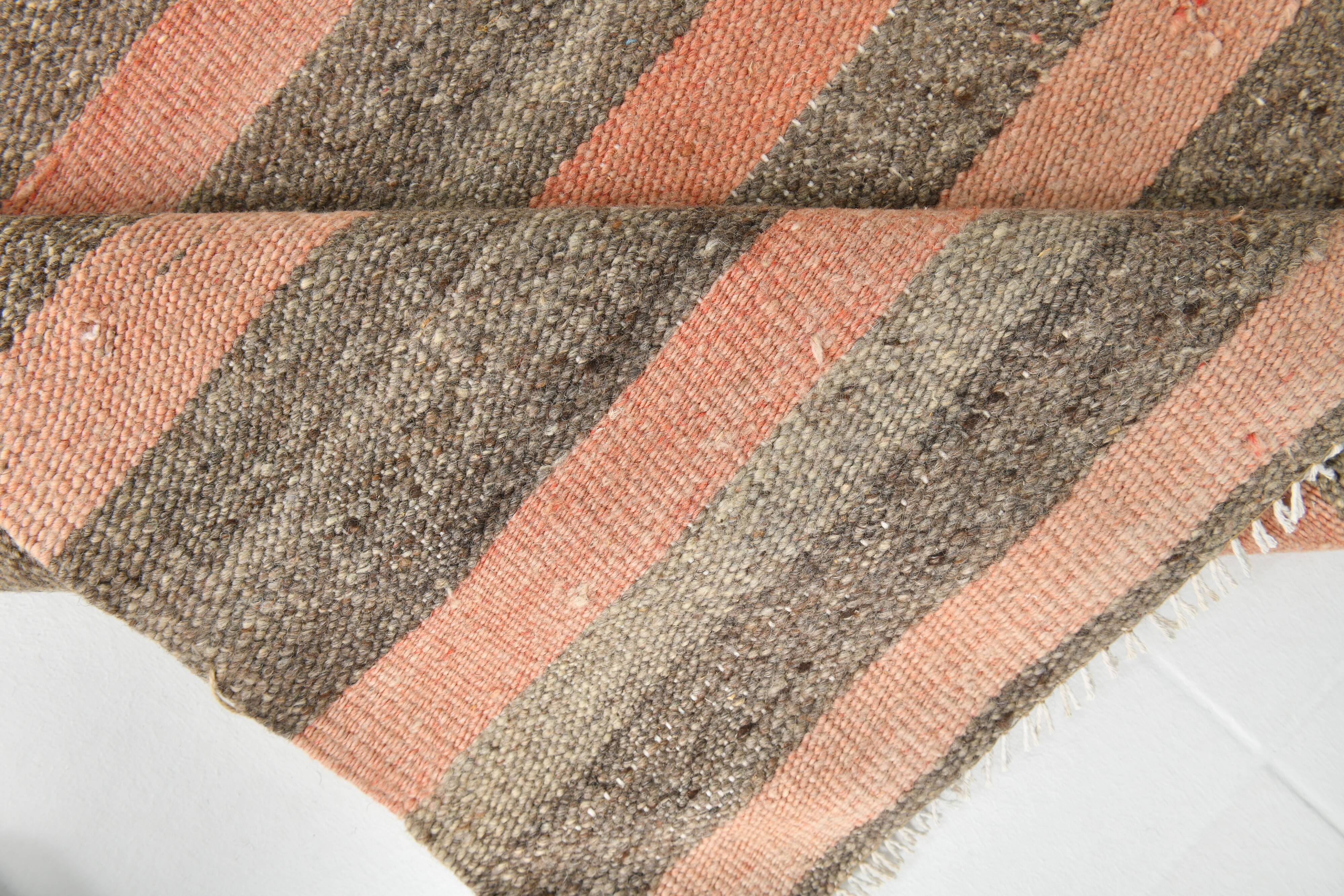 4x5 Red & Brown Small Size Kilim Rug, 134x164Cm