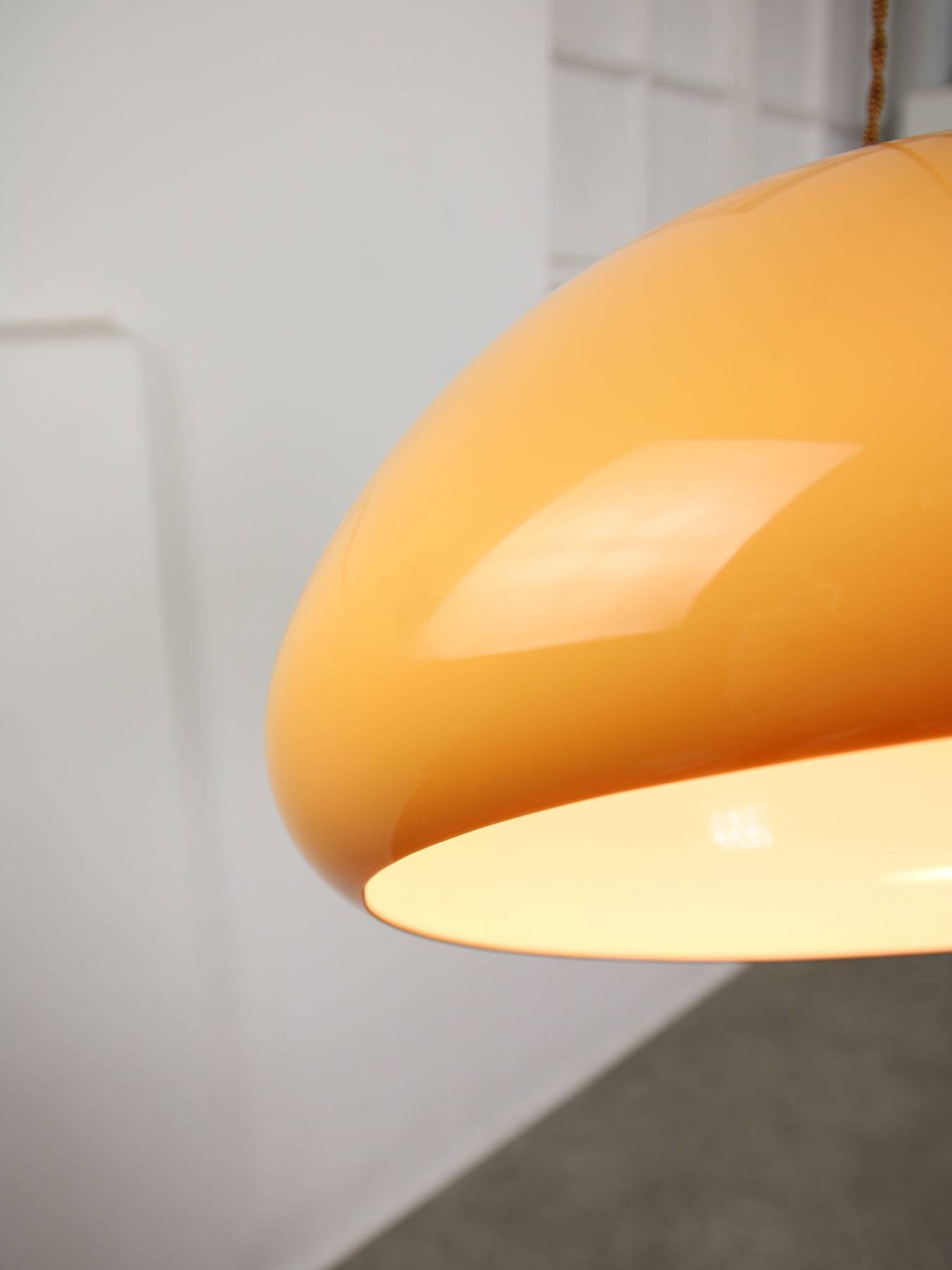 Mid-Century Modern Cabras Lamp by Luigi Massoni for Guzzini, 1960s