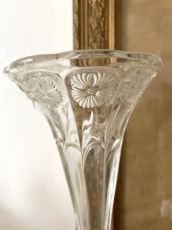 Vase art nouveau, vase cornet, centre de table tulipier