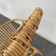 Fauteuil corbeille rotin