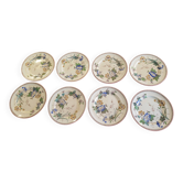 Victorian plate set by Brownfield & Sons model "Texas" England 1880