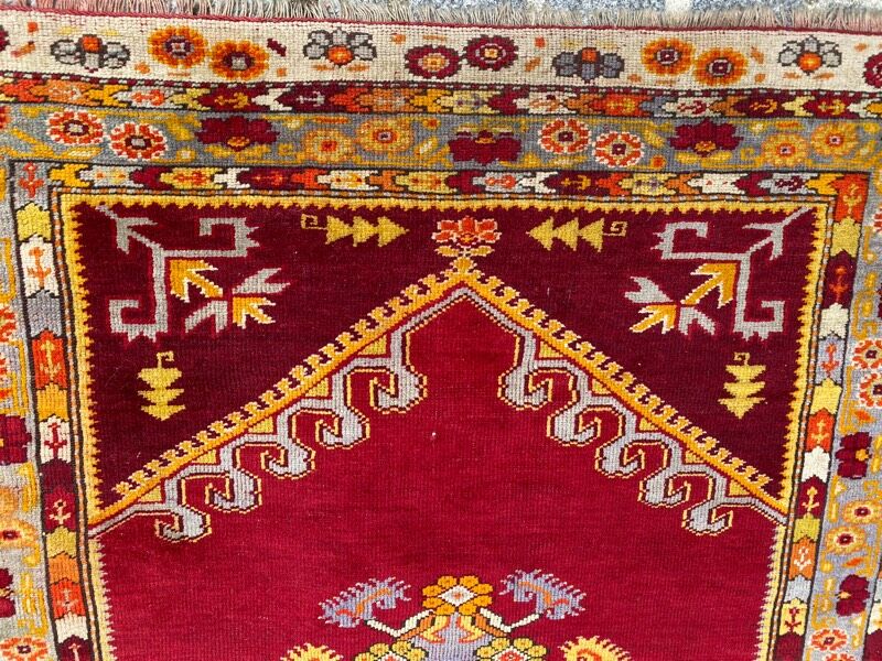 Ancient Turkish carpet Anatolia 110x145 cm