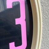 Large Memphis clock signed Virginio