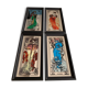 Alphonse Mucha mirrors - “The 4 seasons”