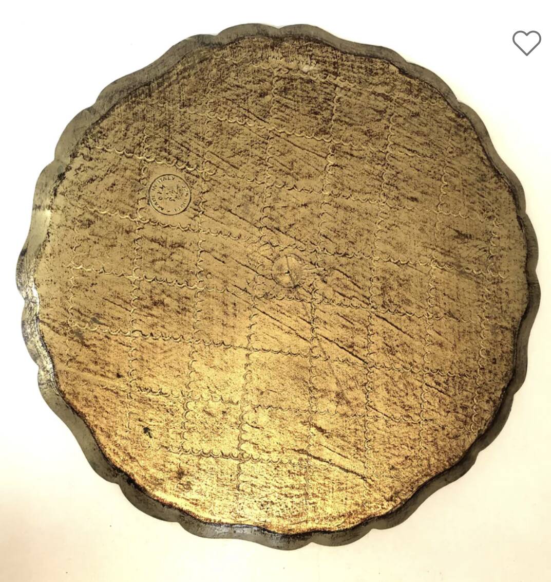 Golden Beige Italian Tray