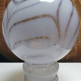 Globe lamp Italy marbled decoration space age