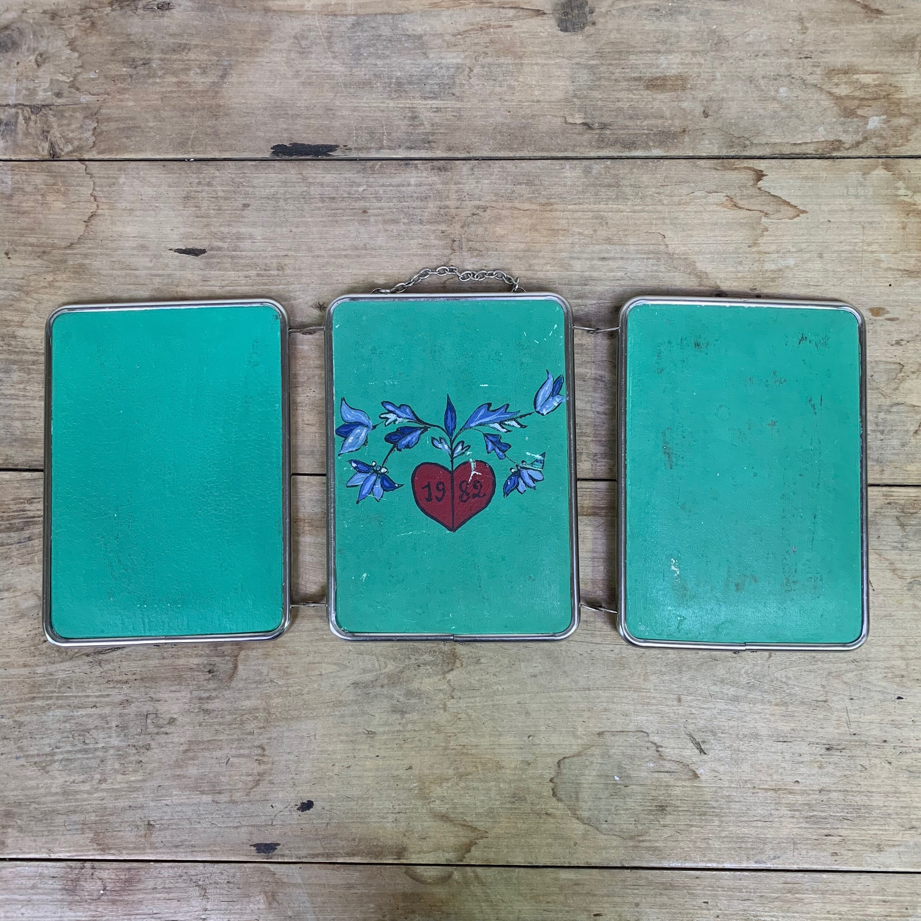 Triptych of Barber 49,5x20,5cm