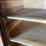 Large oak filing cabinet