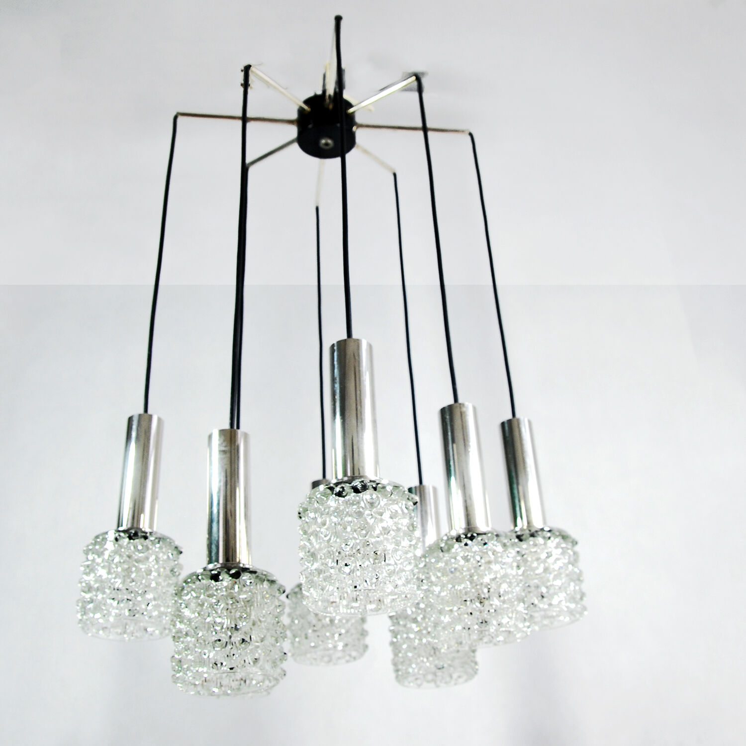Cascade lamp by Wortmann & Filz Germany 70s.