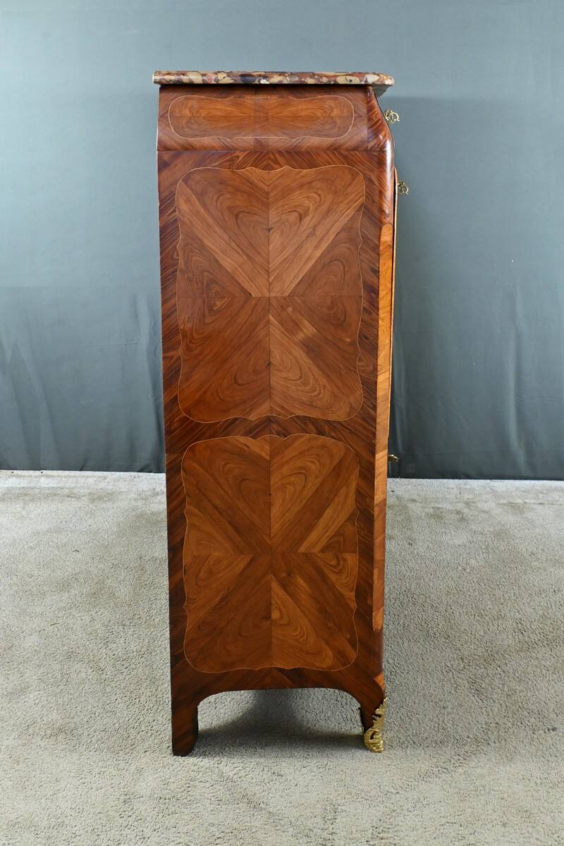 Precious wood secretary, Louis XV – Late 18th century