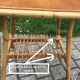 Bedside / side table rattan 1950 vintage