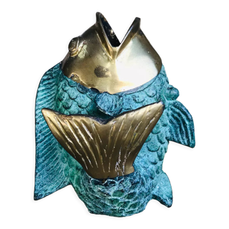 Fish soliflore in bronze