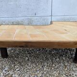 Vintage Vallauris Herbier Design Coffee Table Signed Barrois