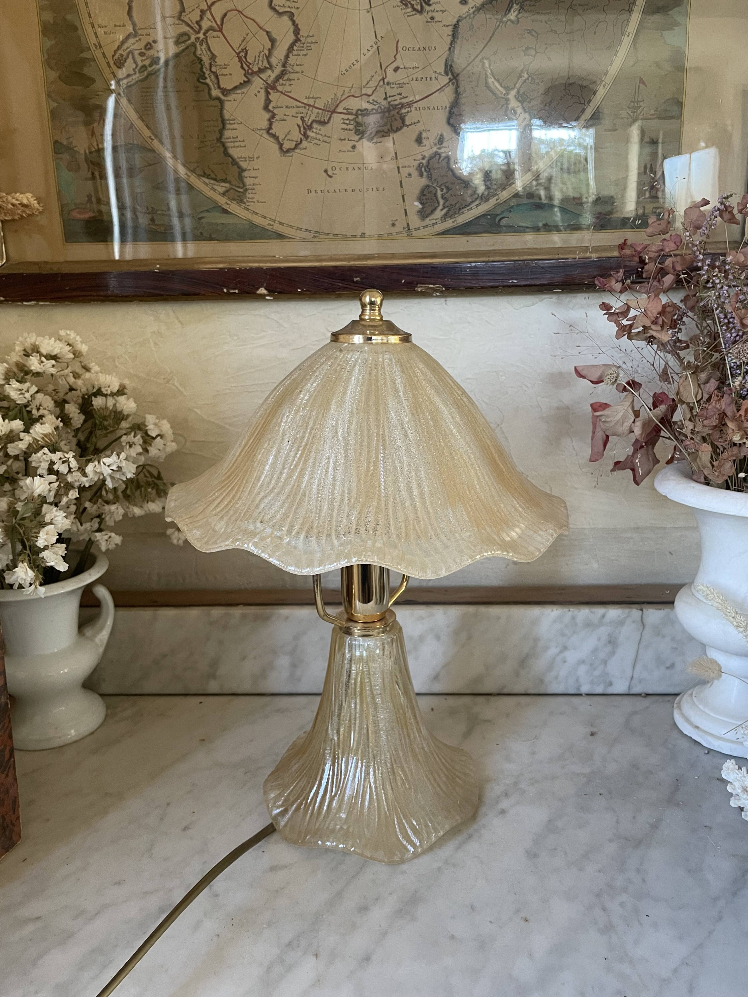 Vintage Murano glass lamp