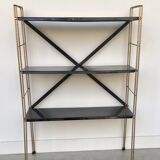 Shelf String metal on feet - vintage 1960