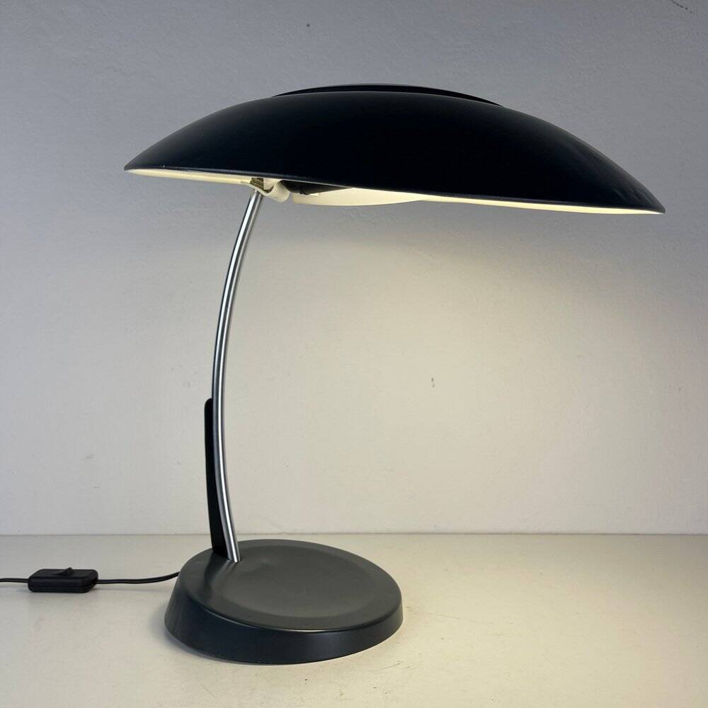 Mid-century grey desk lamp, USSR, 1972