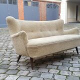 Canapé sofa Club Wing EGG chair organic annéee 50