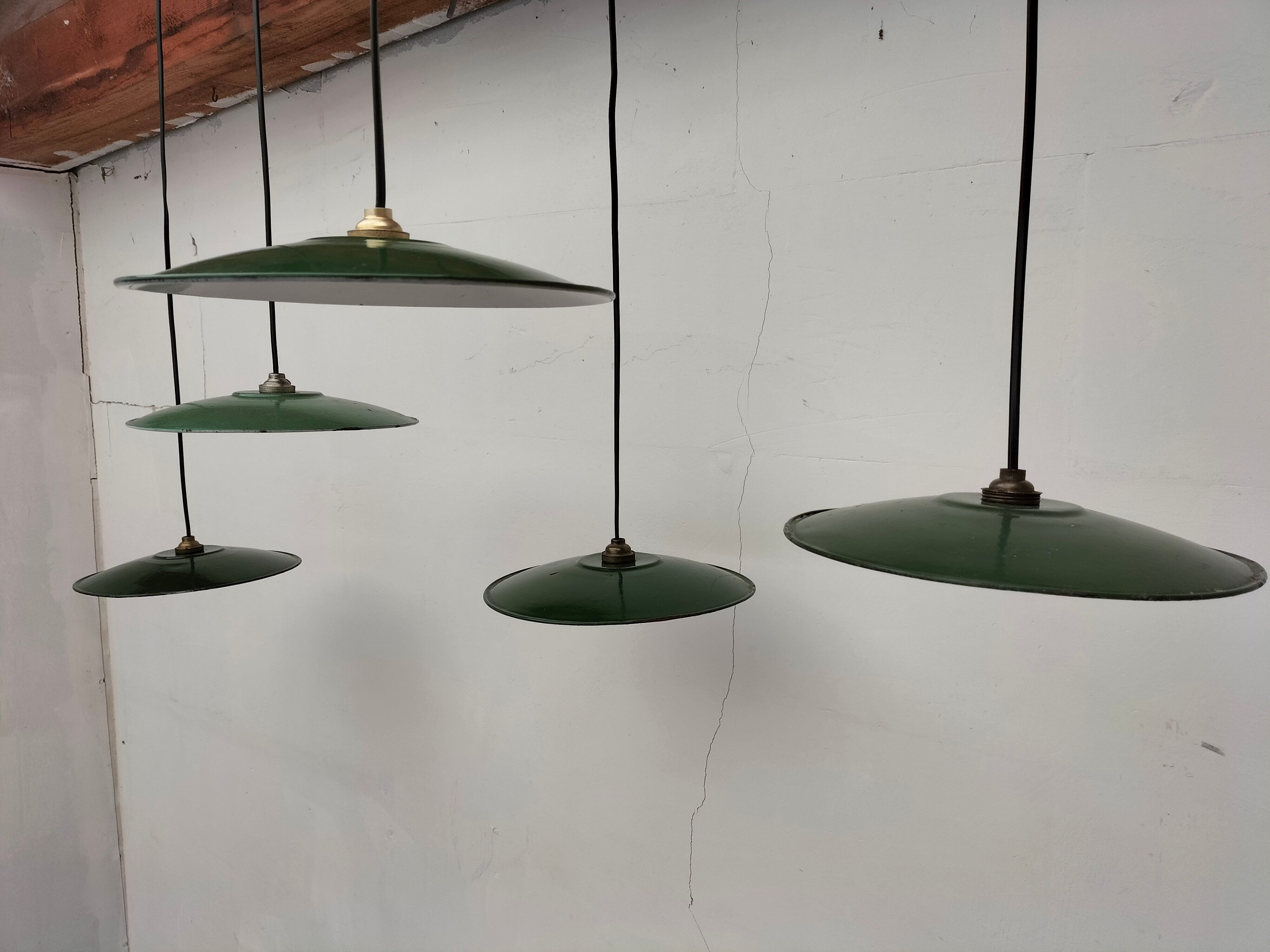 Set of antique lamps