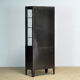 Polished iron medicine cabinet, 1930s