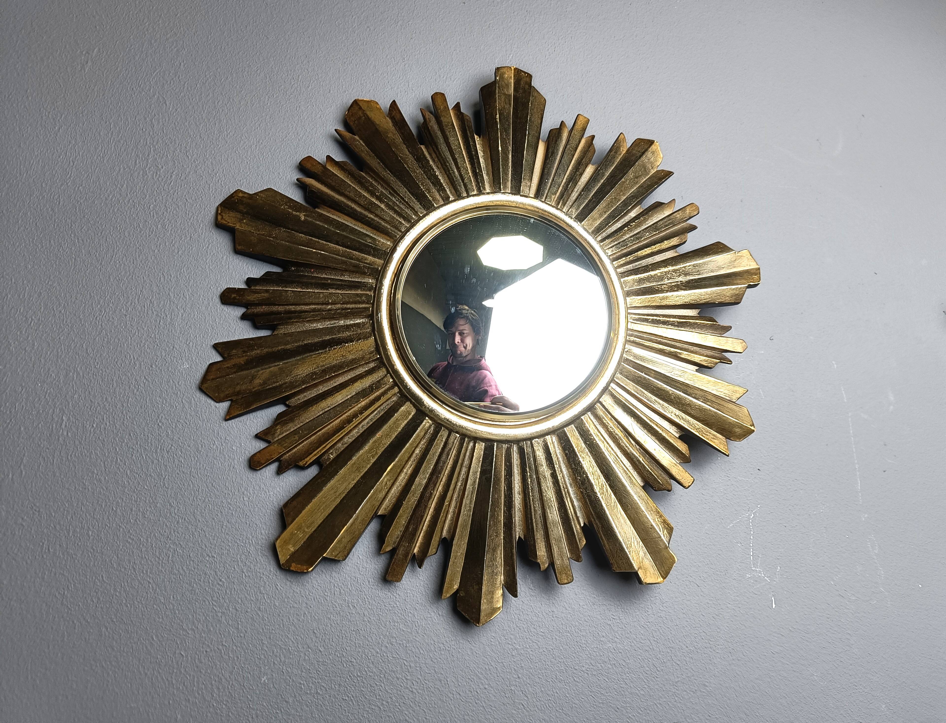 VIntage sunburst mirror, 1960s