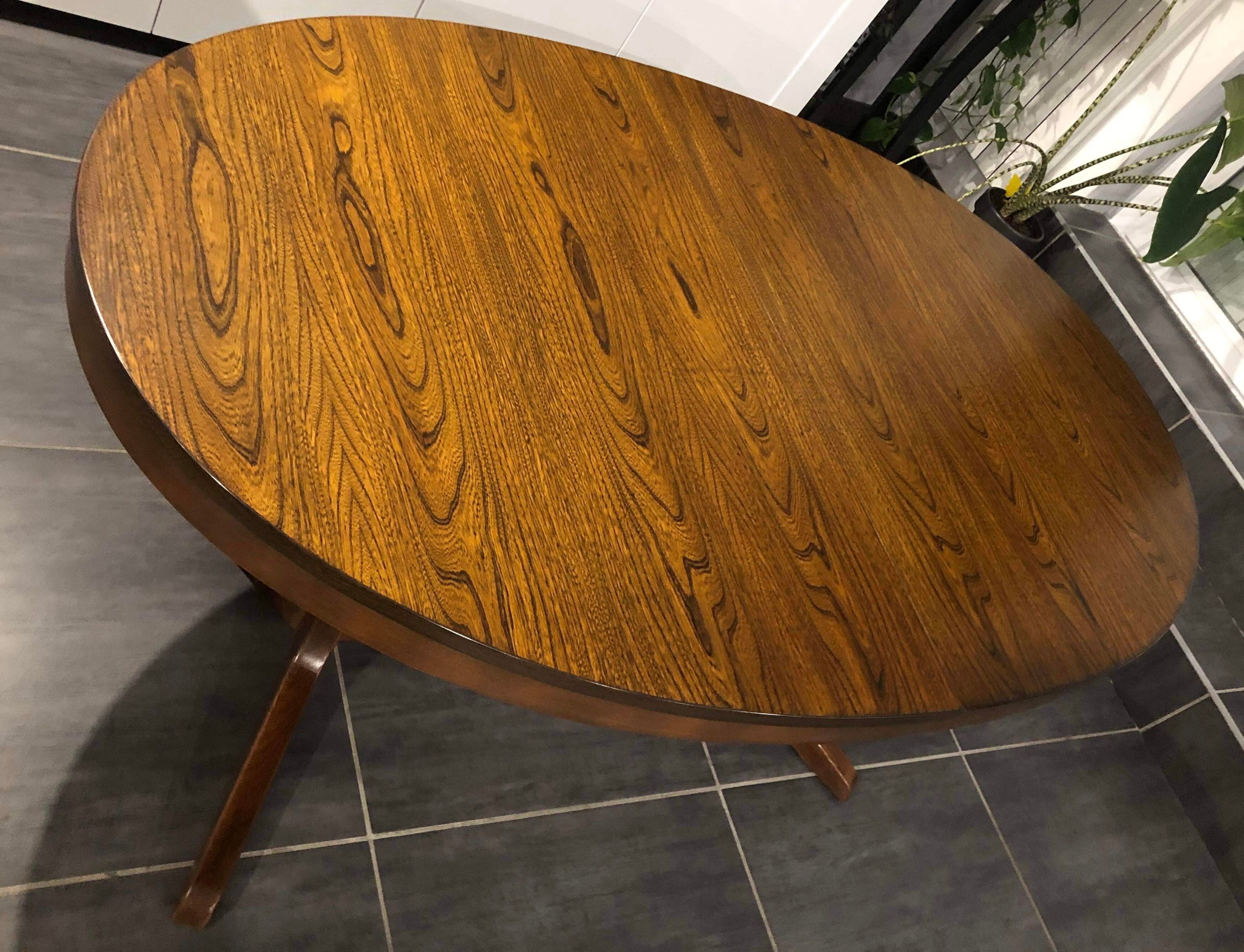 Vintage extendable table Baumann 1970s