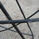 Umbrella stand painted metal star