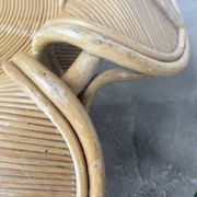 Vivai del sud “flower” rattan coffee table