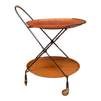 Chariot de bar par Åry Fanérprodukter Nybro Suède années 1960