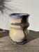 Raku vase / signed ceramic / handmade pottery