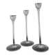 Set with 3 glass candle holders